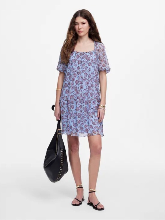 Madewell Dresses & Skirts - Madewell Puff-Sleeve Mini Dress in Floral